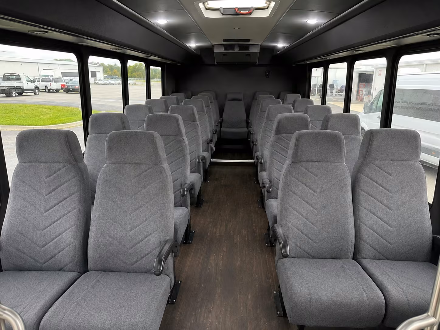 15 passenger minibus inside