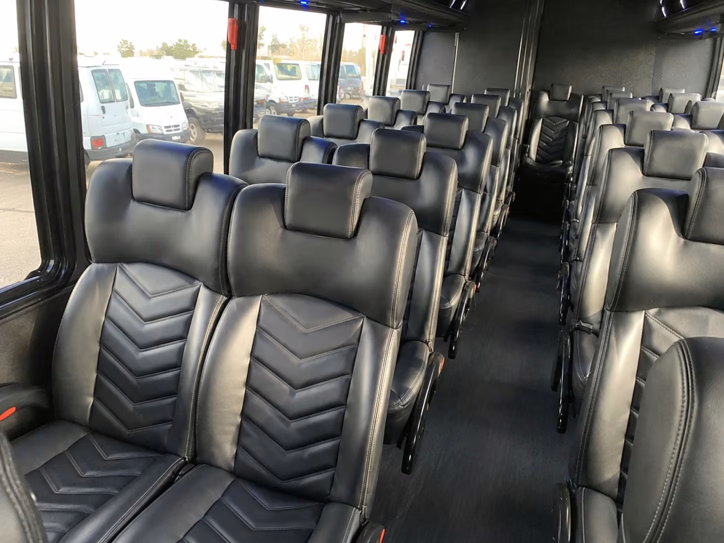 20 passenger minibus inside