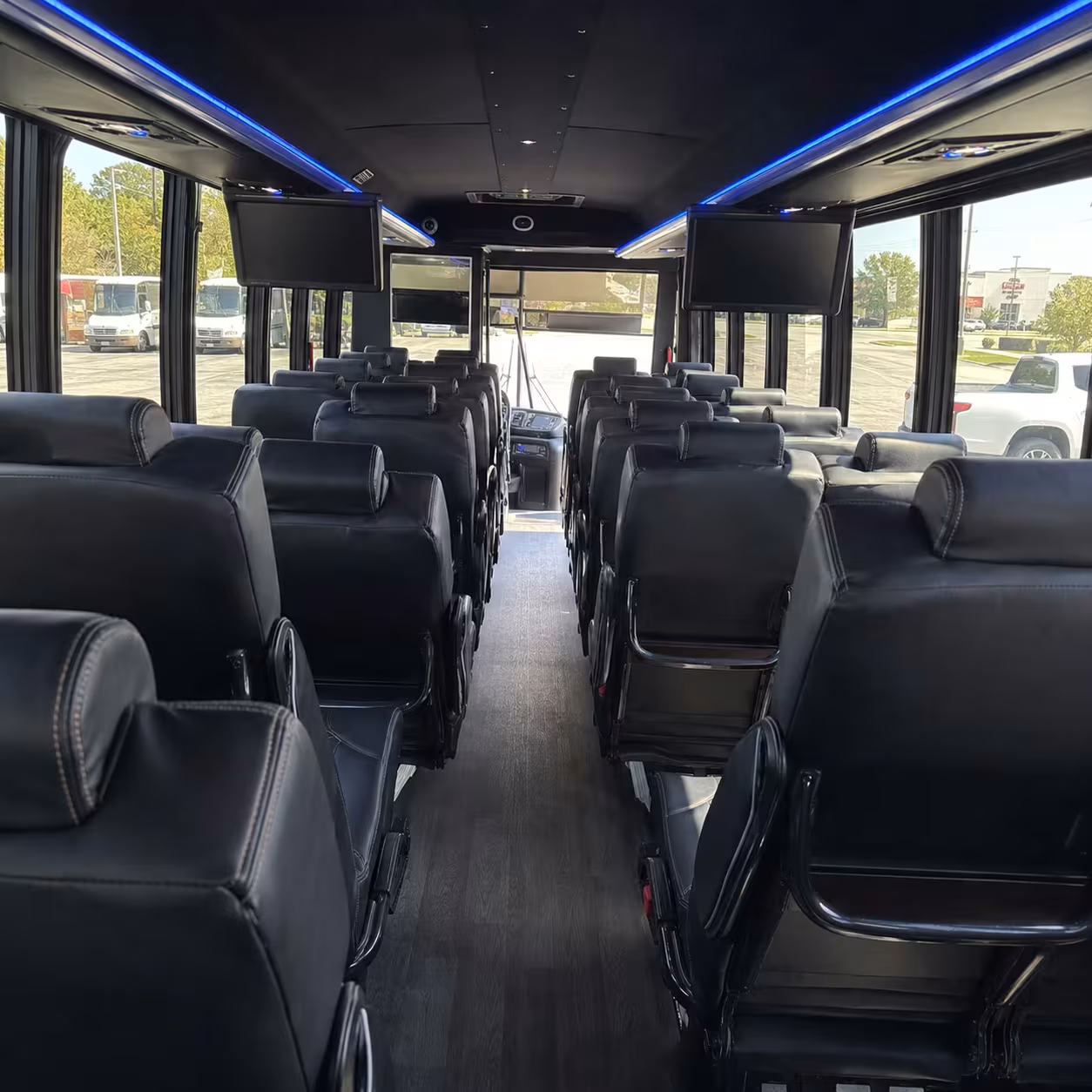25 passenger minibus inside