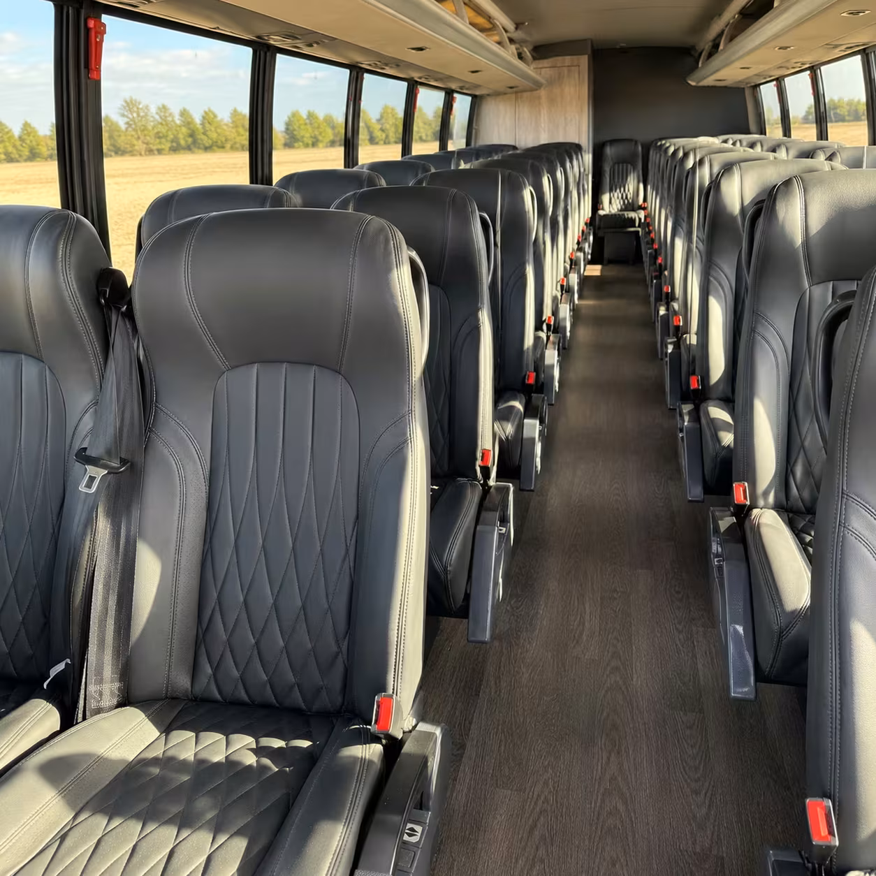 25 passenger minibus interior