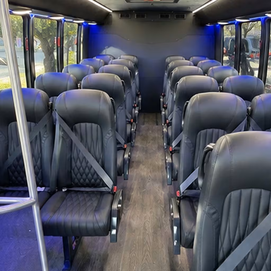30 passenger minibus interior