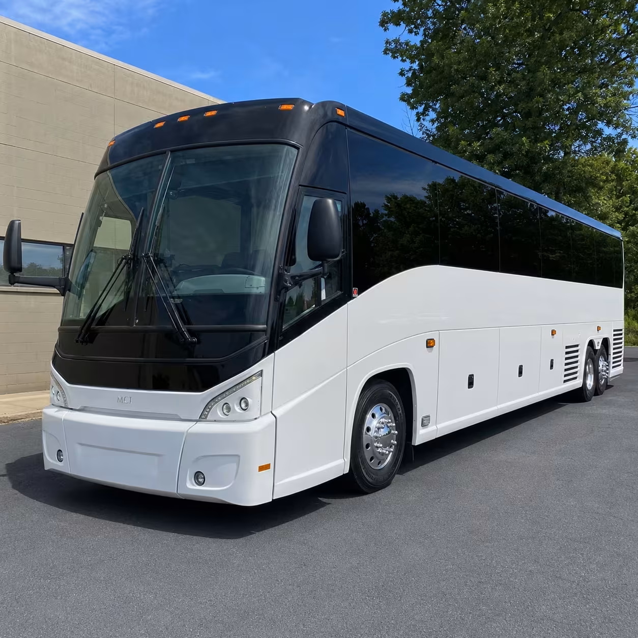 yonkers charter bus rental exterior