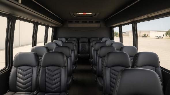 18 passenger minibus interior
