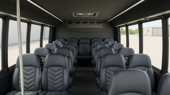 28 passenger minibus interior white plains
