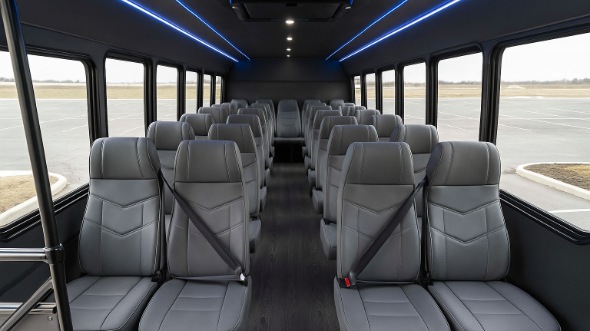 30 passenger minibus interior fort lee