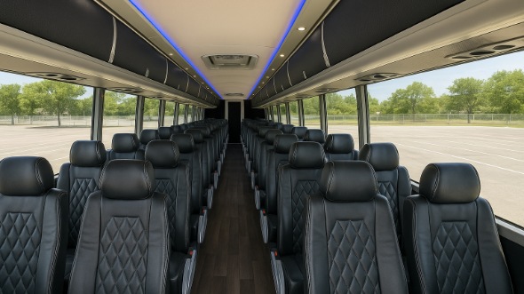 54 passenger charter bus interior hackensack