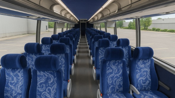 55 passenger charter bus interior paterson
