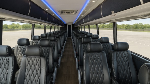 56 passenger charter bus interior hackensack