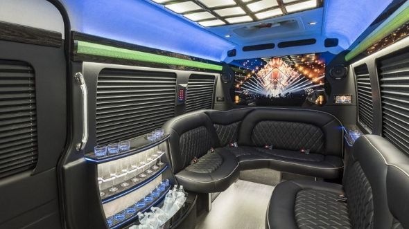 sprinter limo rental interior fort lee