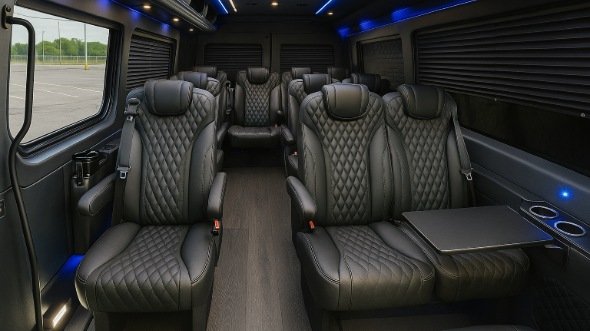 sprinter van with driver interior white plains