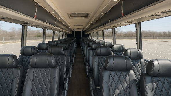 yonkers 50 passenger charter bus interior